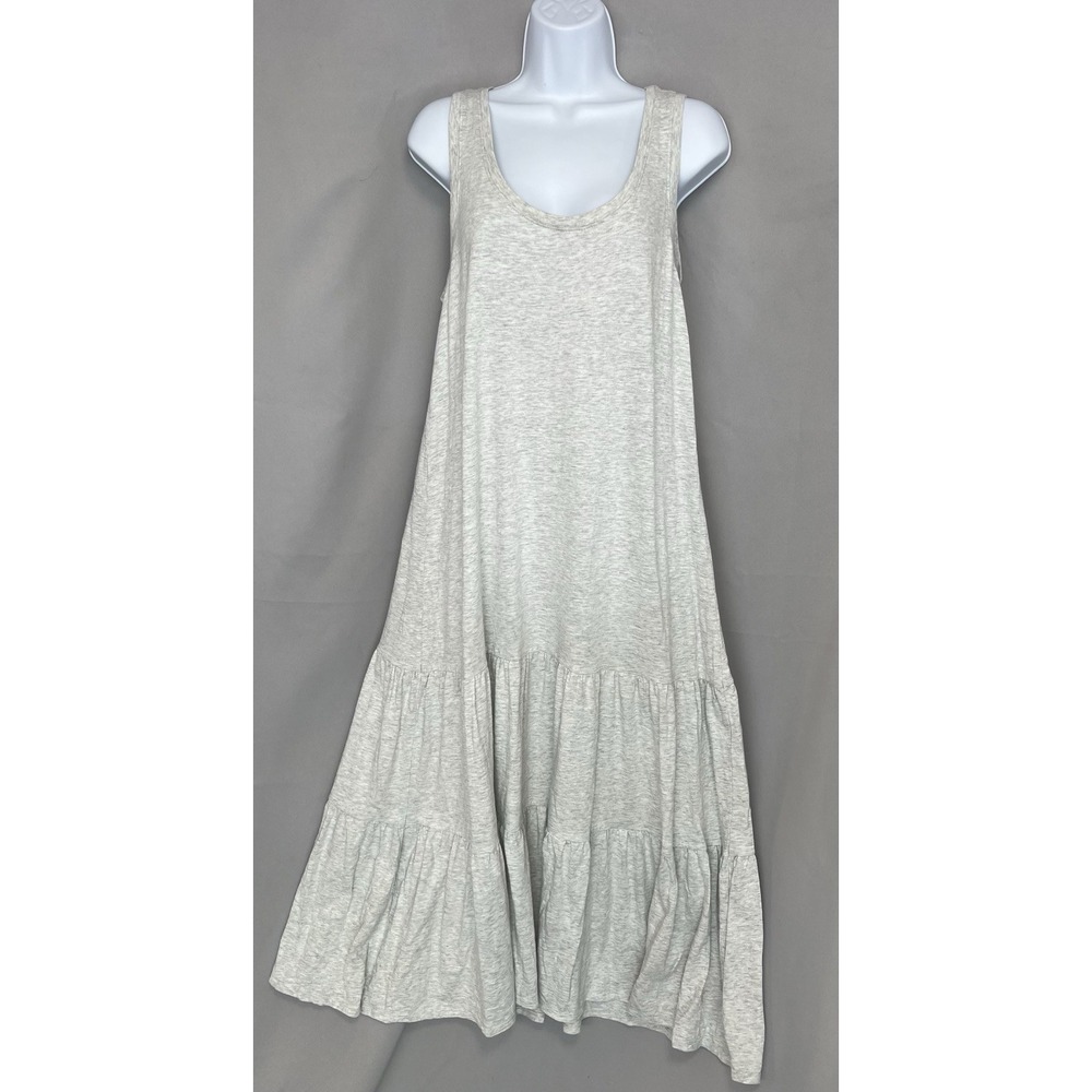 Gap Womens Tank MIDI Dress Gray‎ Layered Sz Large
